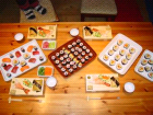 Alle fertigen Sushis
